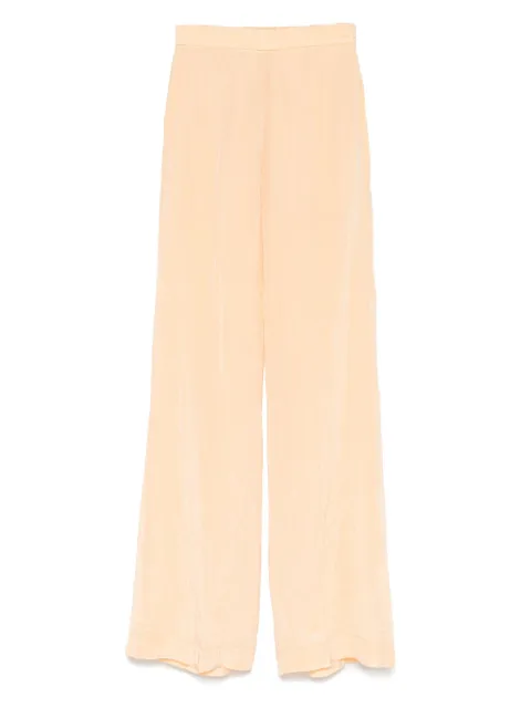 Forte Forte pantalones acampanados de satén