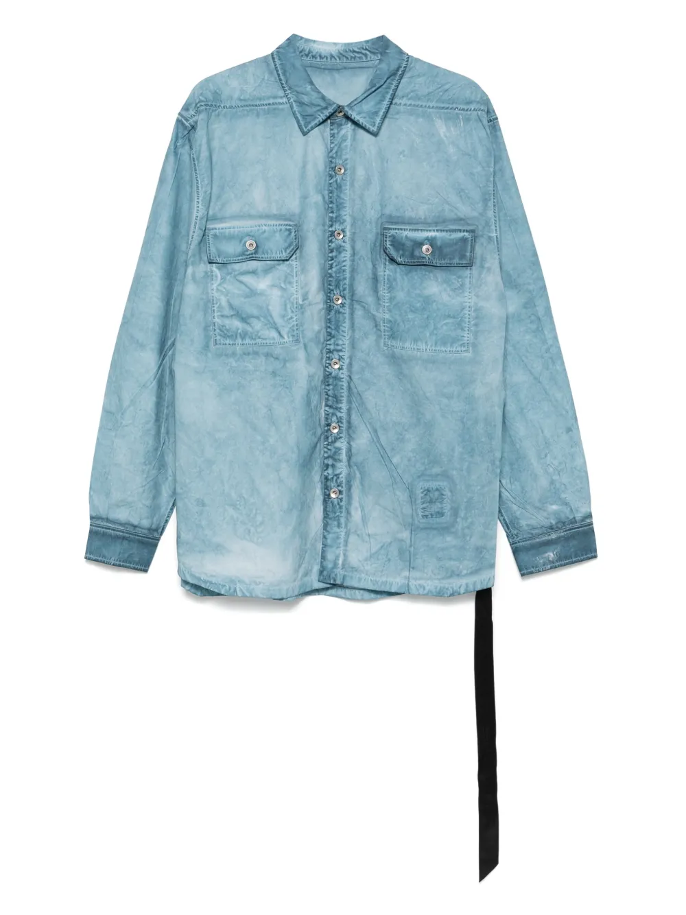 Rick Owens DRKSHDW Jumbo Outershirt overhemd Blauw