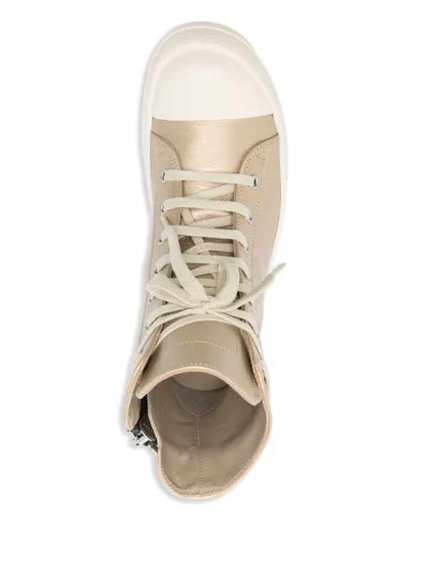 Rick Owens high-top Sneakers | Gold | FARFETCH