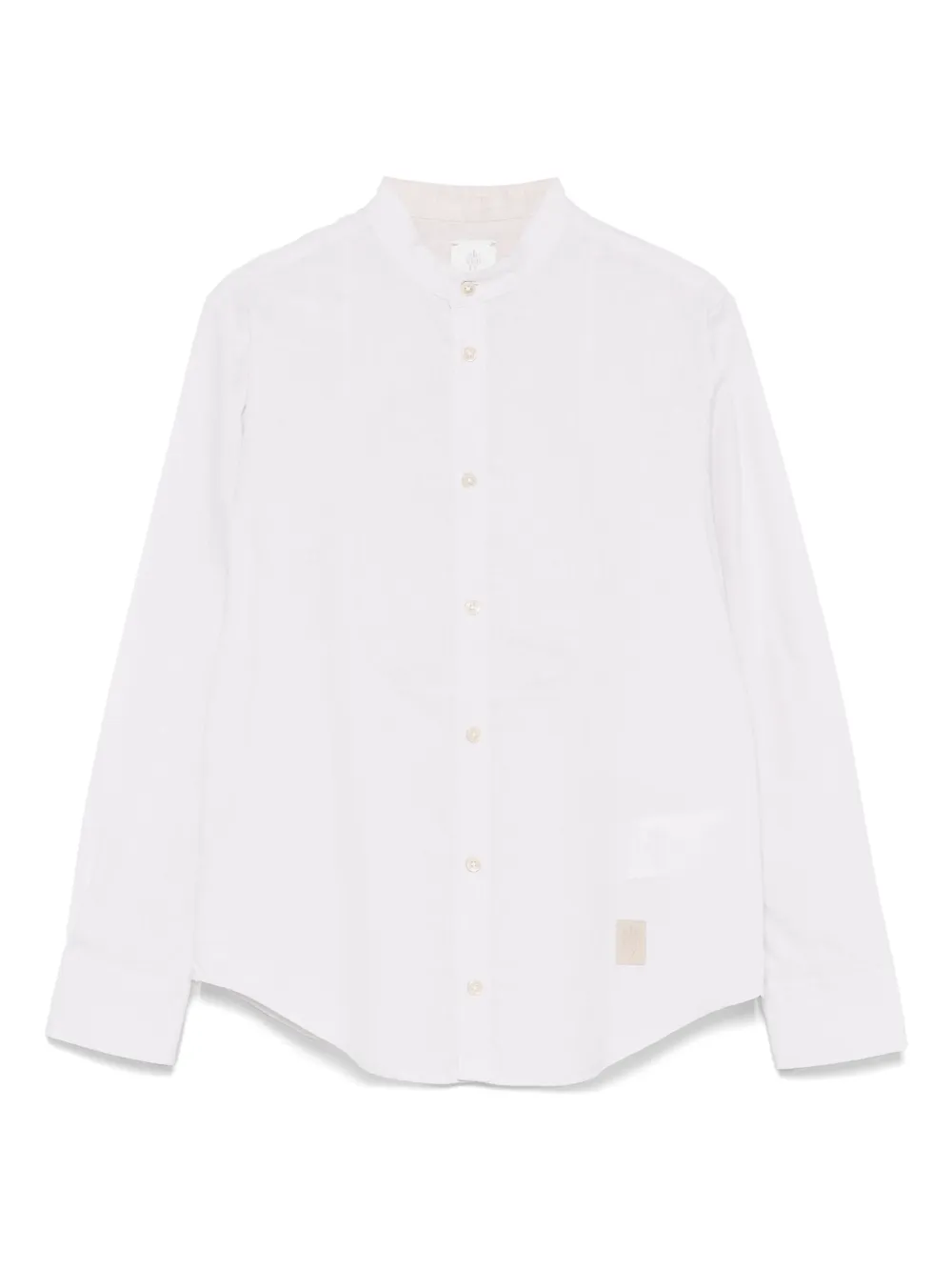 Eleventy Kids Shirt met logolabel Beige