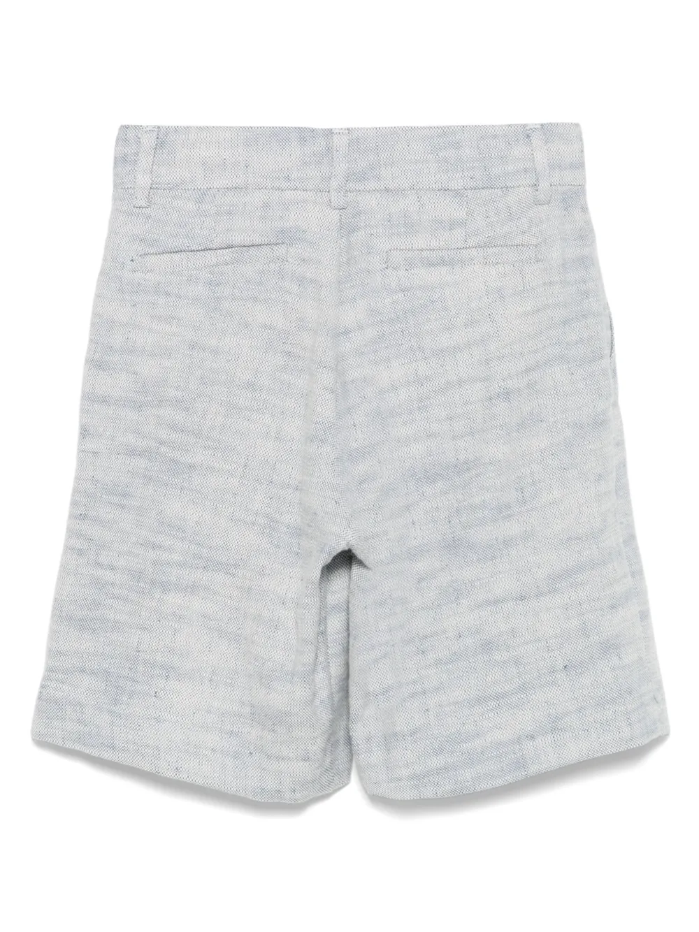Eleventy Kids Shorts met mélange-effect Blauw