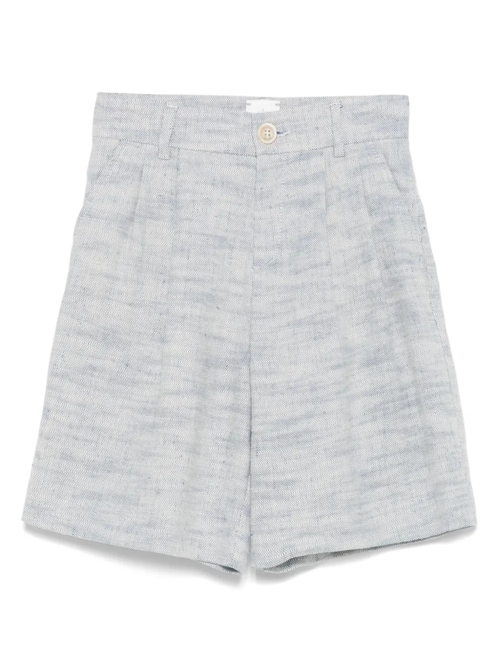 Eleventy Kids Shorts met mélange-effect Blauw