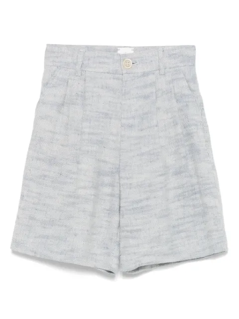 Eleventy Kids mélange-effect shorts