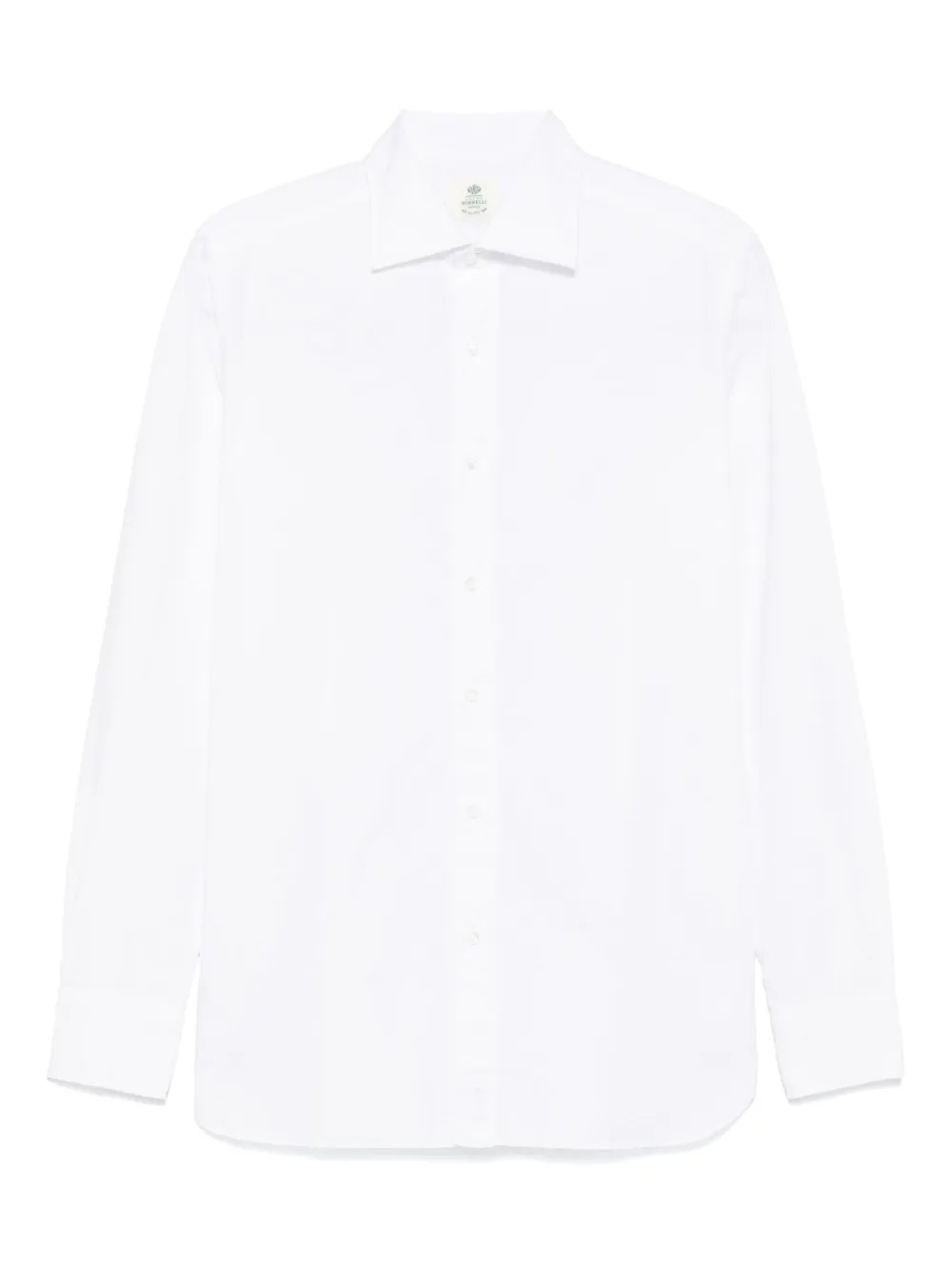 Borrelli poplin shirt | White | Image 1