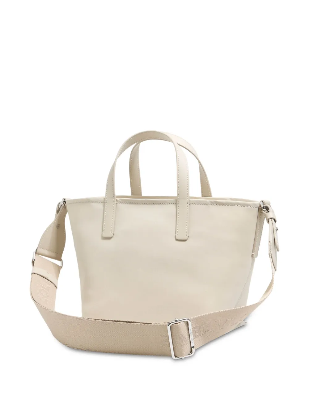 Bimba y Lola Kleine crossbodytas met logo-reliëf Wit