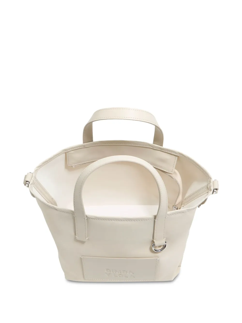 Bimba y Lola Kleine crossbodytas met logo-reliëf Wit