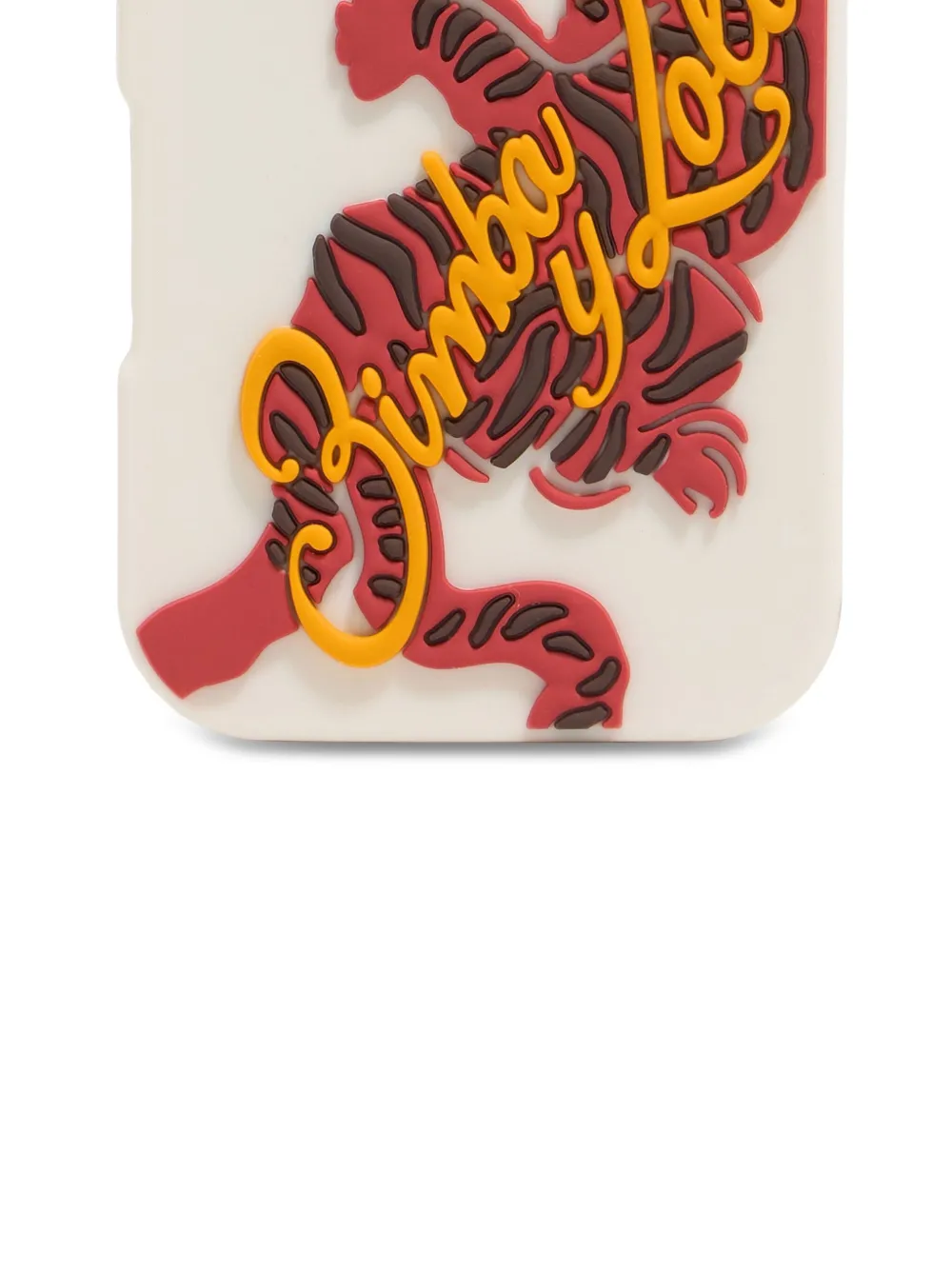 Bimba y Lola iPhone 16 Pro hoesje met Tiger-print Beige