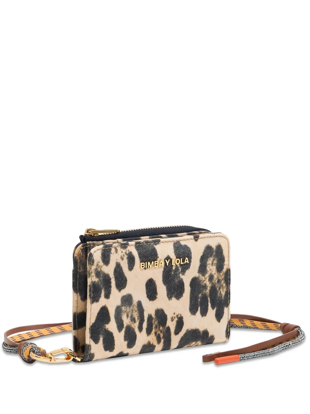 Bimba y Lola leopard-print wallet | Neutrals | Image 1