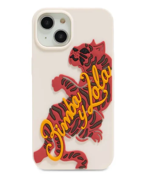 Bimba y Lola Tiger-print Iphone 15 case 