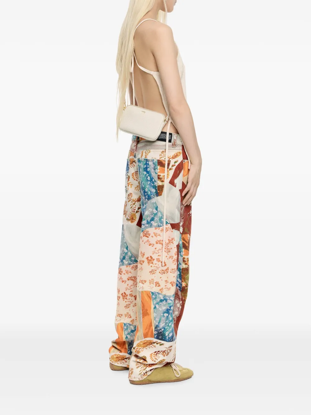 Bimba y Lola Leren crossbodytas Beige