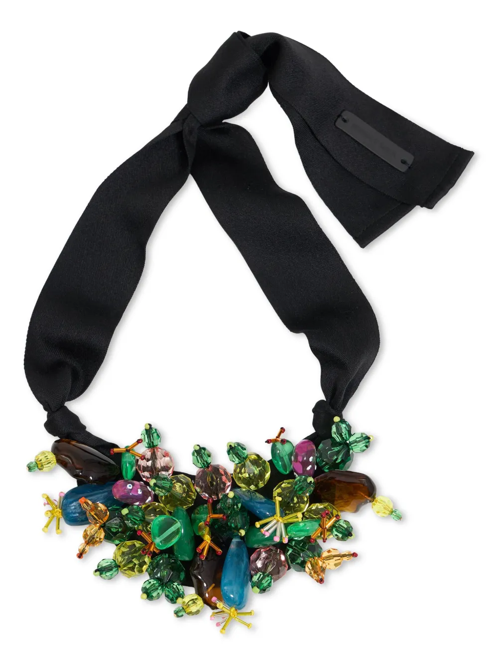 Bimba y Lola Cactus ネックレス - ブラック Bimba y Lola Cactus ネックレス - ブラック