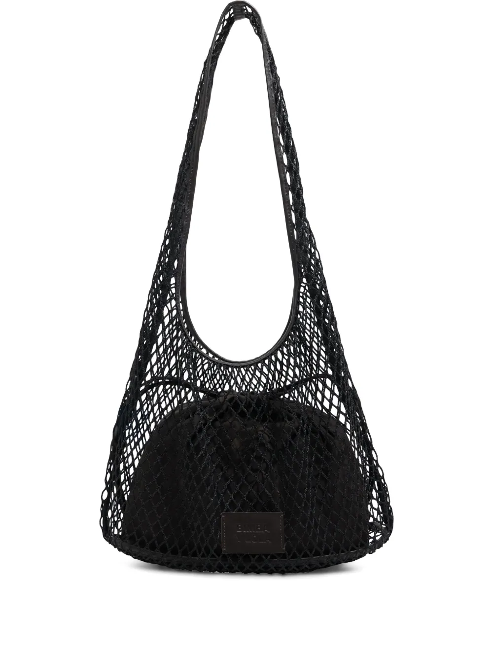 Bimba y Lola ペーパーネット ショルダーバッグ - ブラック Bimba y Lola ペーパーネット ショルダーバッグ - ブラック