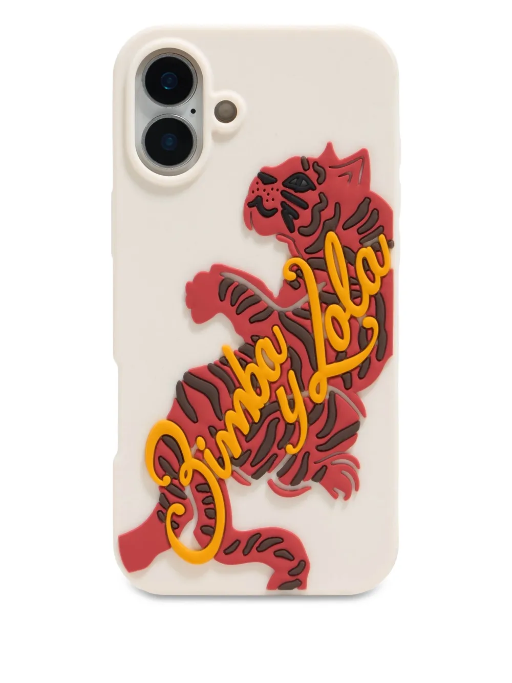 Bimba y Lola タイガー iPhone 16 Plus ケース - ニュートラル Bimba y Lola タイガー iPhone 16 Plus ケース - ニュートラル