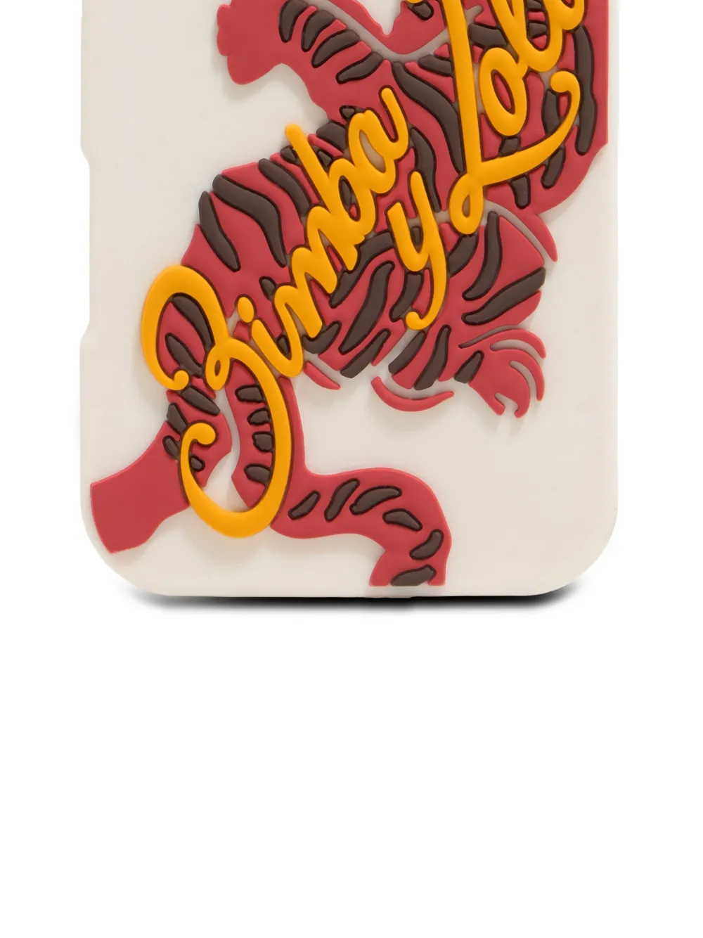 Bimba y Lola iPhone 16 Plus hoesje met tijgerprint Beige