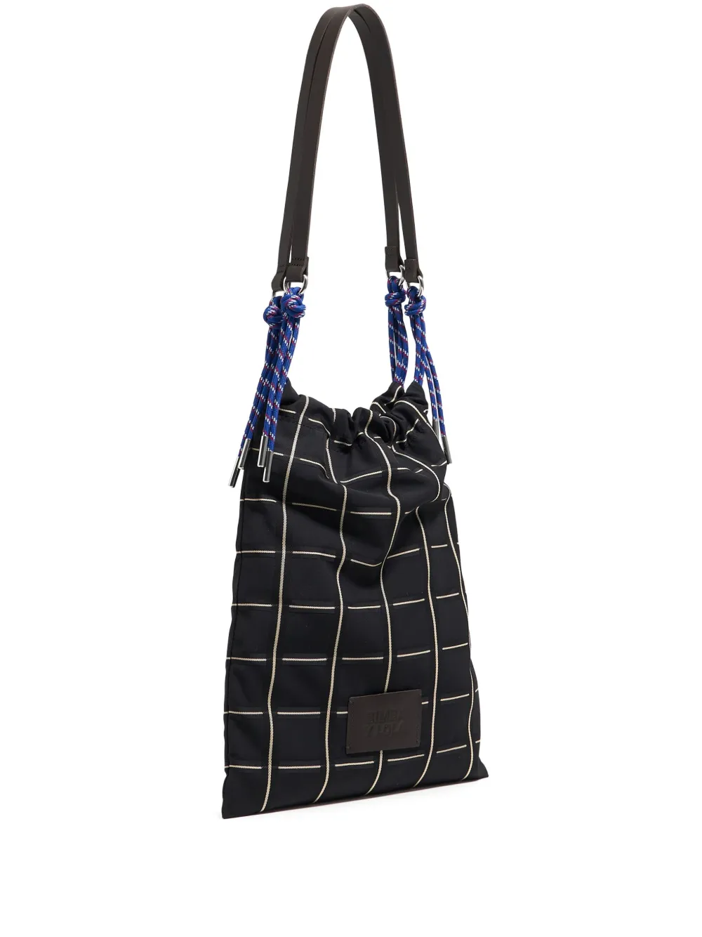 Bimba y Lola チェック ショルダーバッグ - ブラック Bimba y Lola チェック ショルダーバッグ - ブラック
