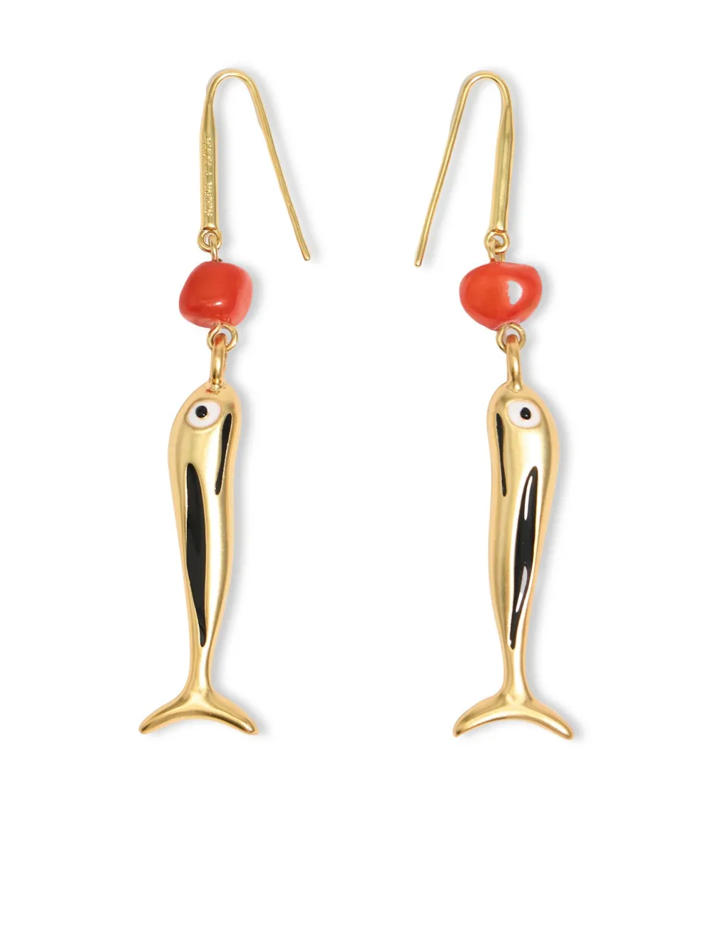 Bimba y Lola Fish ピアス - ゴールドトーン Bimba y Lola Fish ピアス - ゴールドトーン