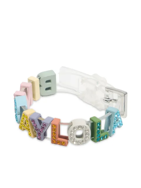 Bimba y Lola logo-lettering bracelet 