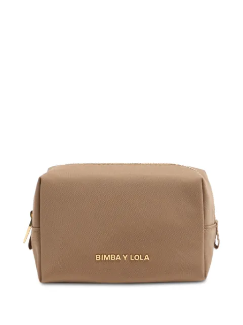 Bimba y Lola logo-lettering makeup bag 