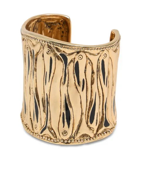 Bimba y Lola texture-finish cuff bracelet 