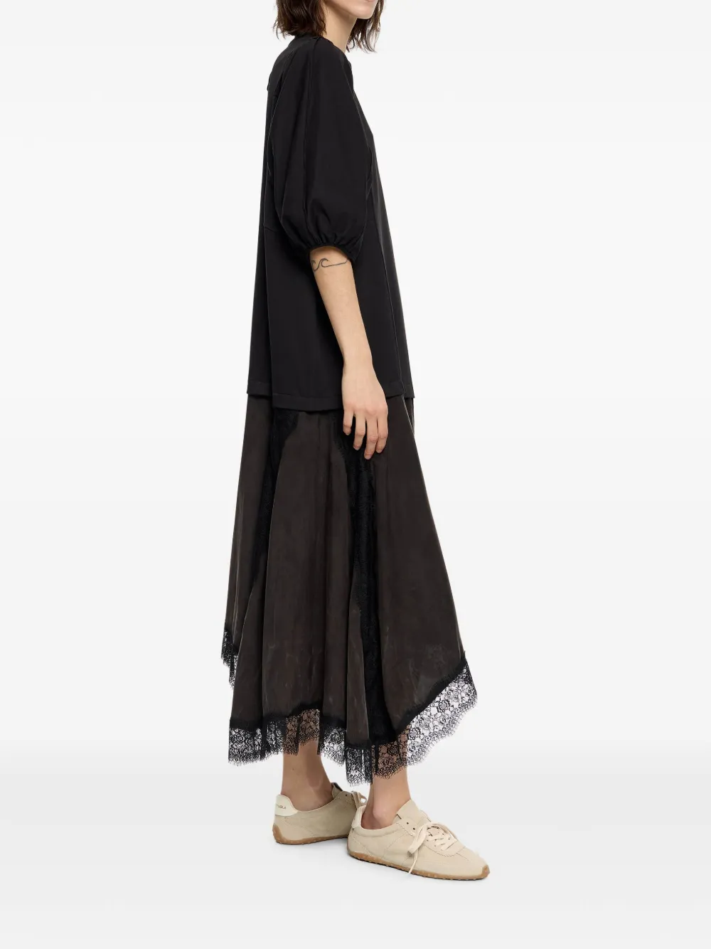 BIMBA Y LOLA ASYMMETRIC MIDI DRESS 