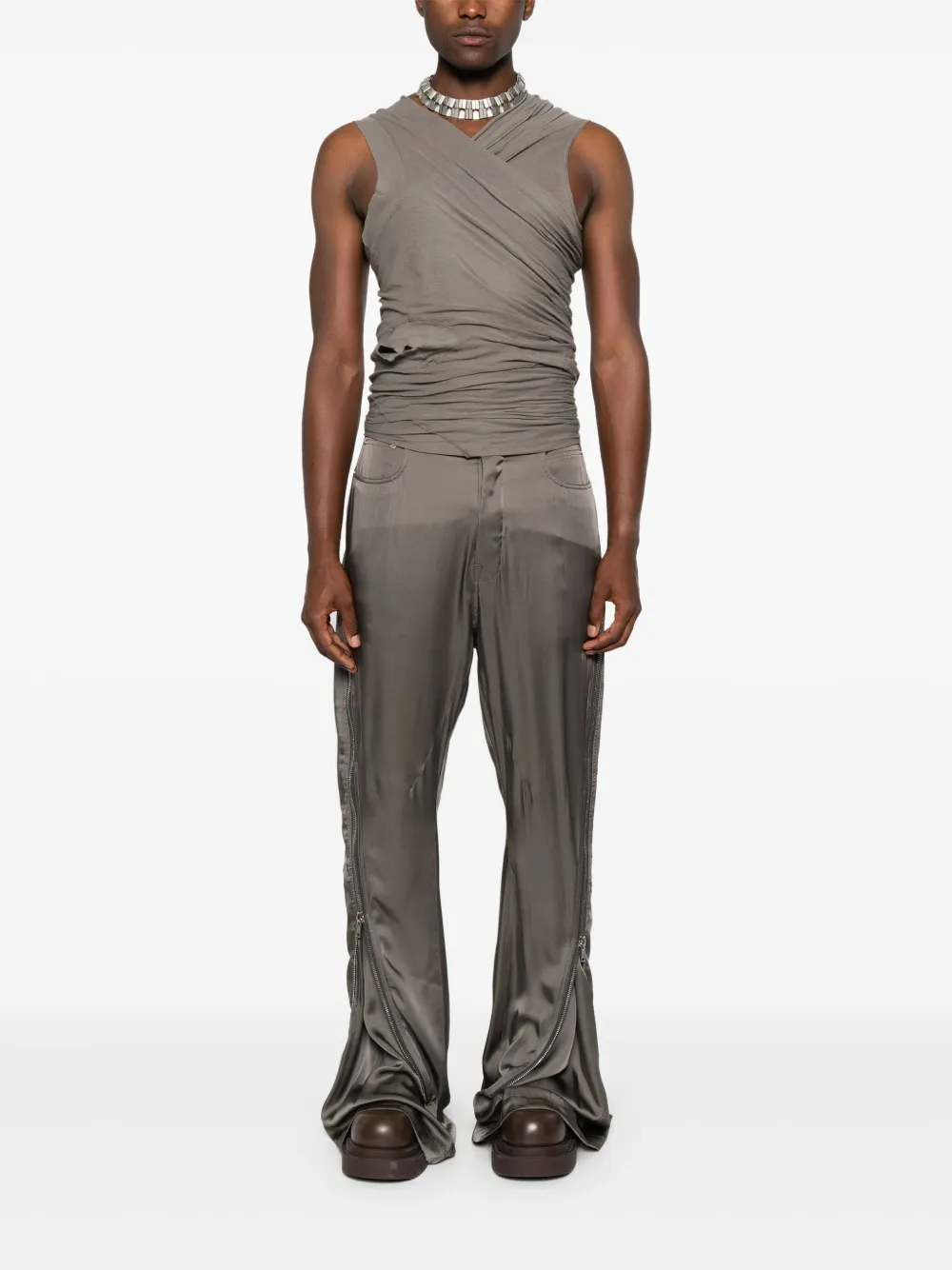 Rick Owens Hollywood Banana top - Groen