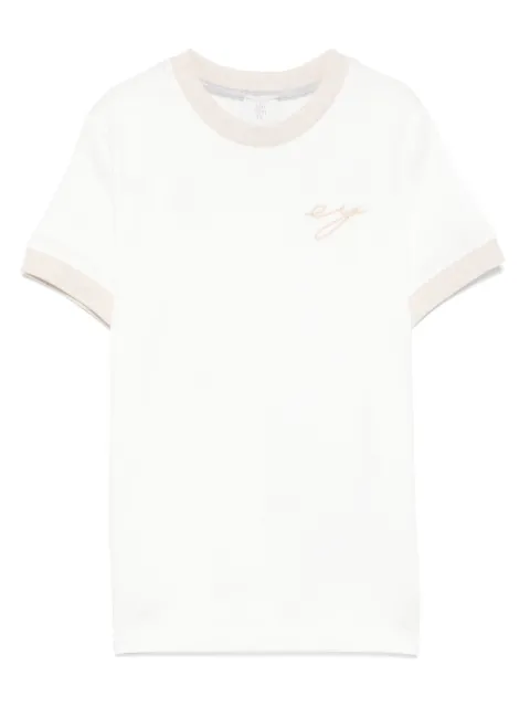 Eleventy Kids T-Shirt mit Logo-Stickerei