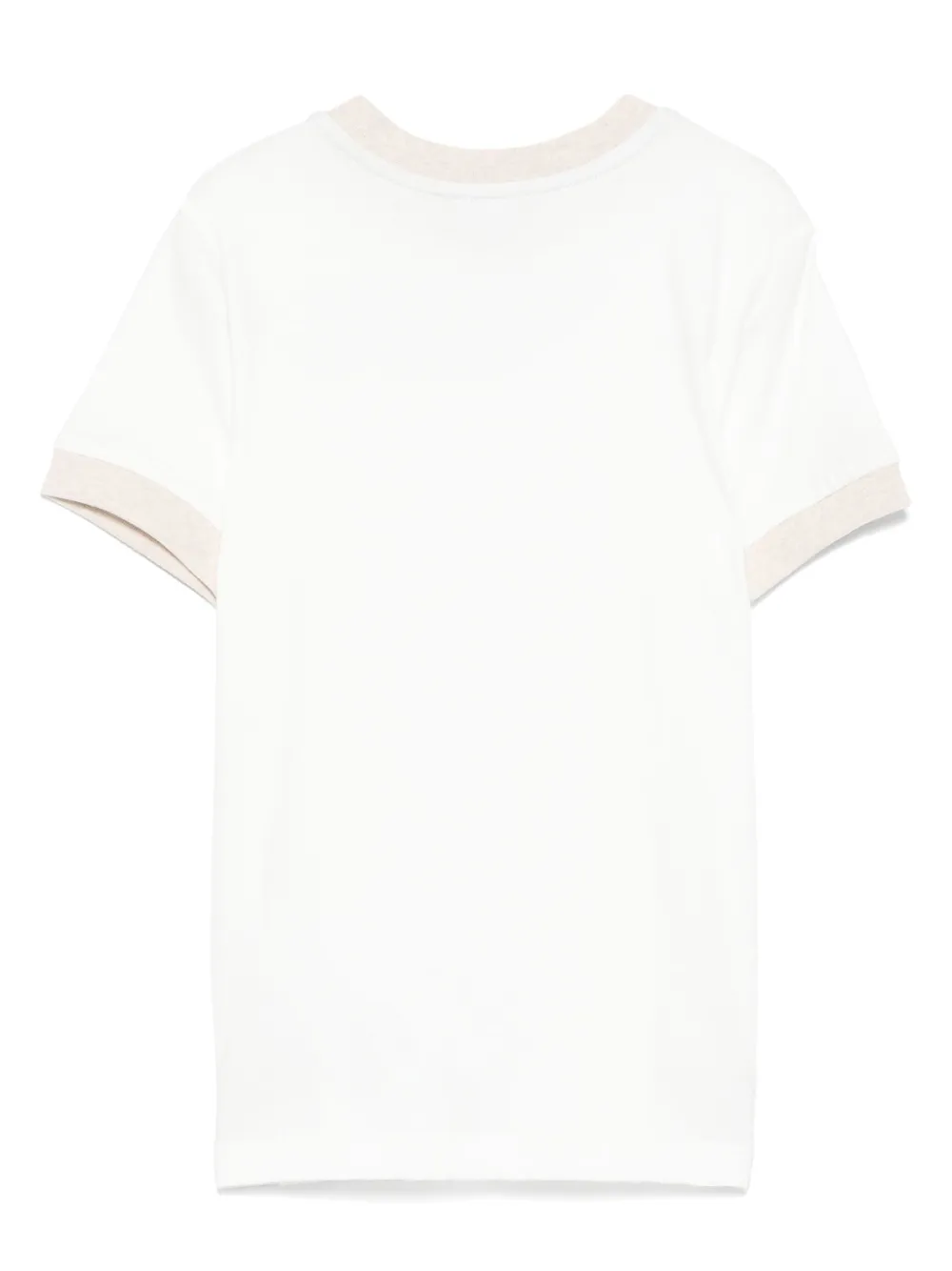 Eleventy Kids T-shirt met geborduurd logo Wit