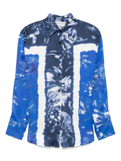 ERMANNO FIRENZE  floral-print shirt