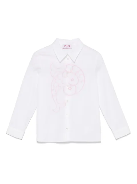 PUCCI Junior camisa con bordado