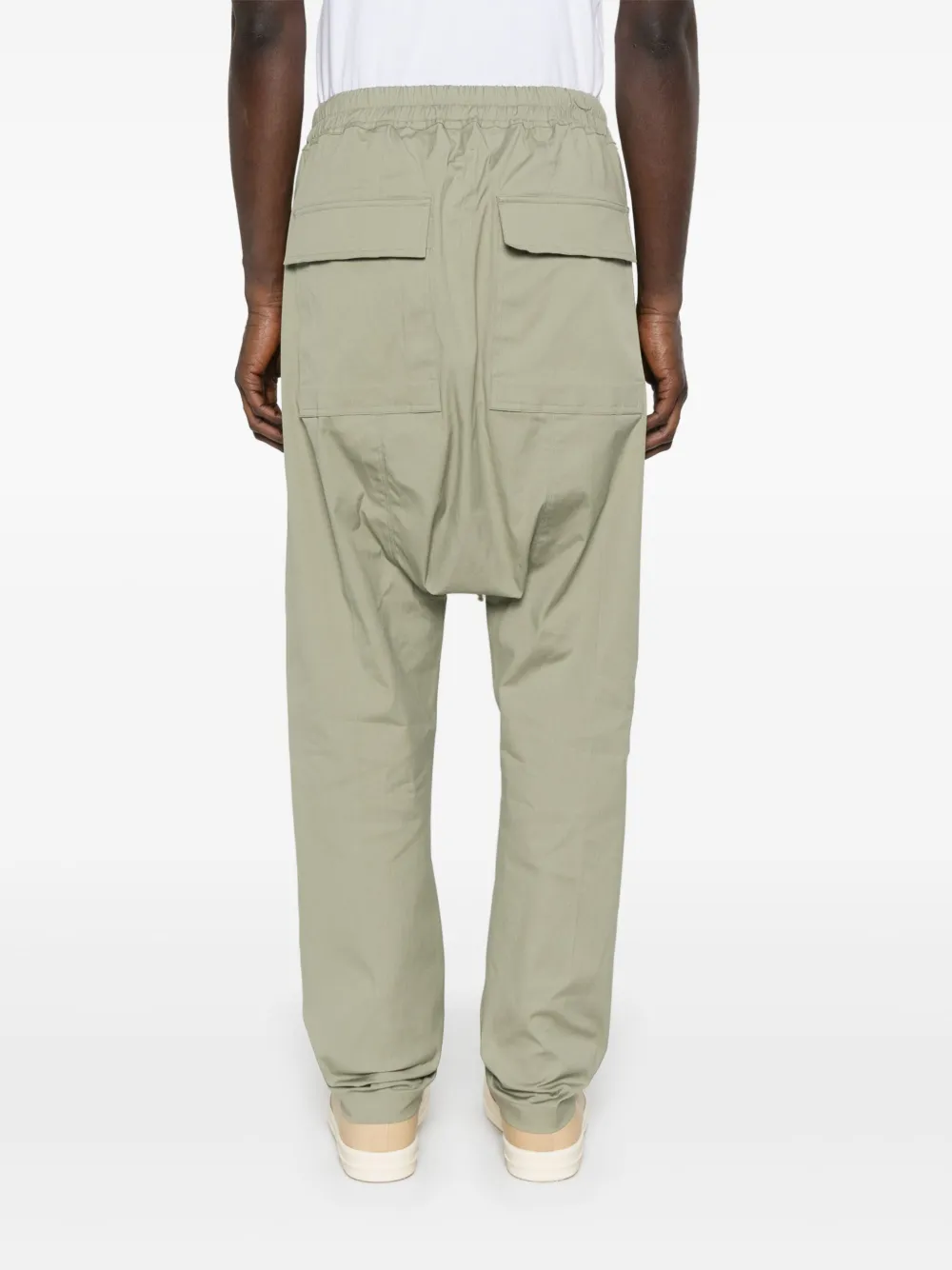 Rick Owens Broek met trekkoord Groen