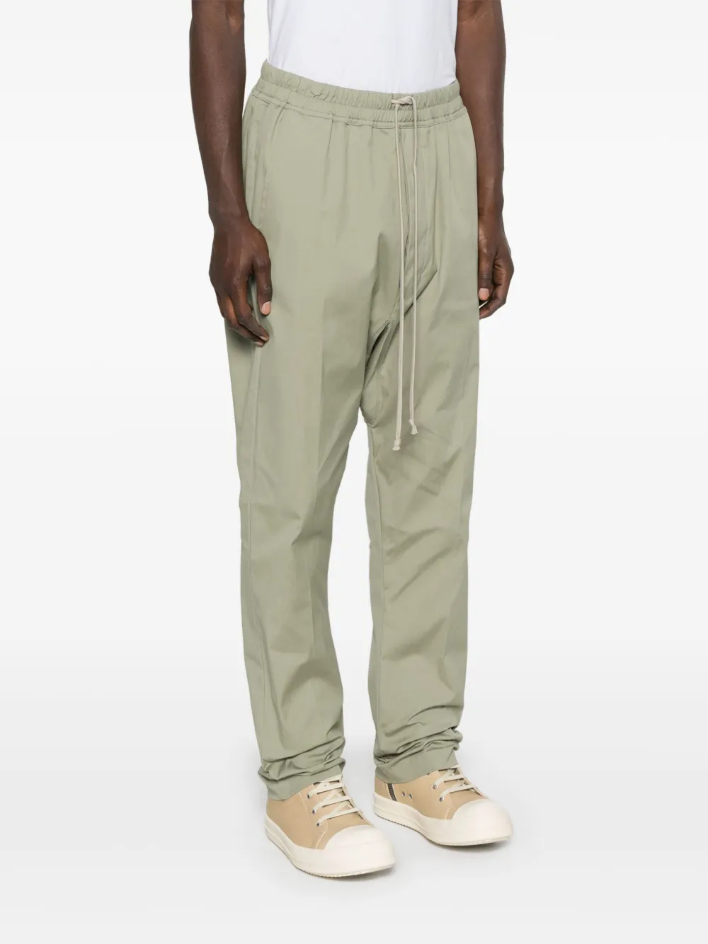 Rick Owens Broek met trekkoord Groen