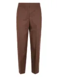 Seventy pressed-crease trousers - Brown