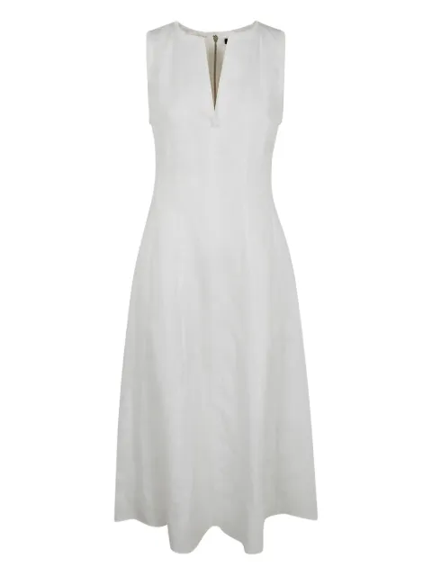 Seventy vestido midi con cuello en V