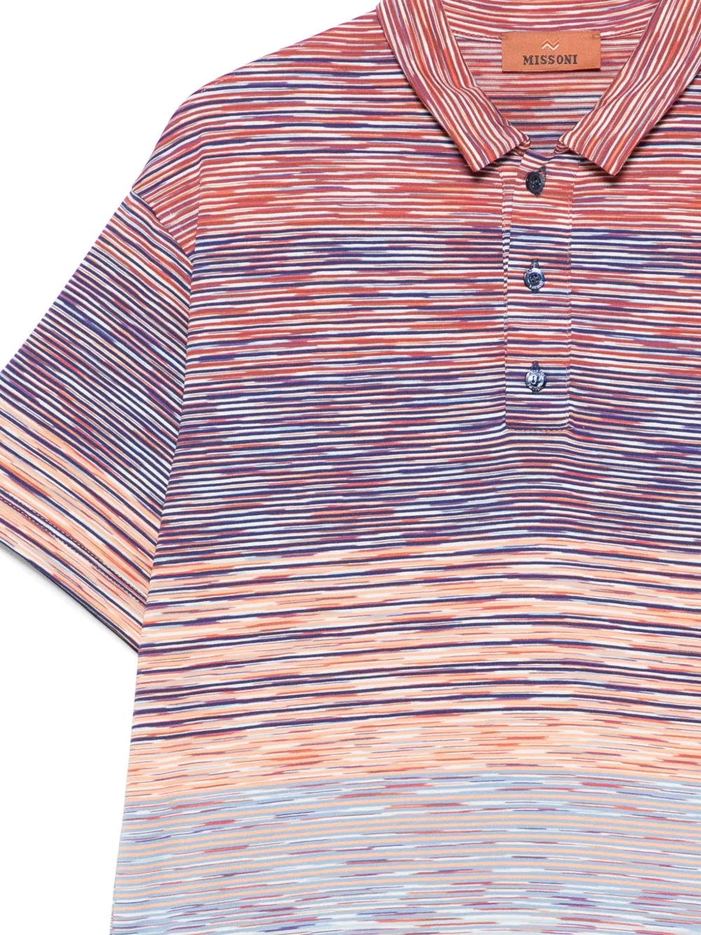 Missoni Kids Gestreept poloshirt Blauw