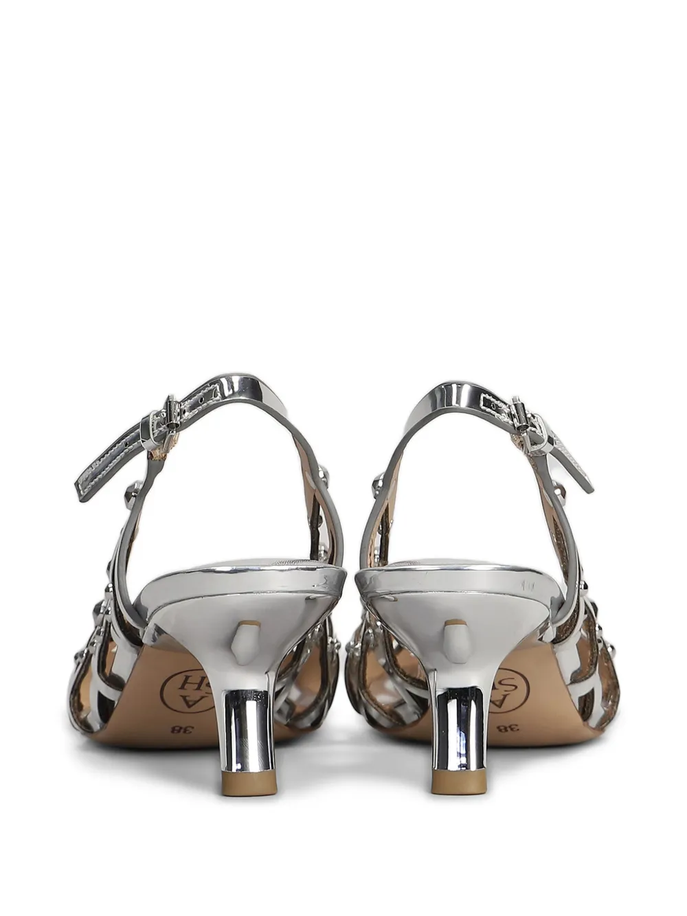 Ash 50mm Bizarre Pumps In 银色