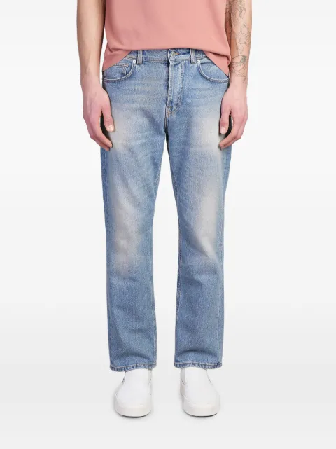 Grifoni jeans con parche del logo