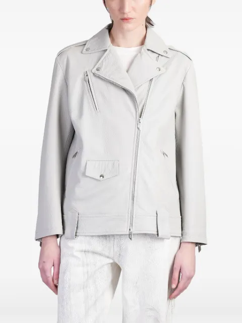 Salvatore Santoro leather biker jacket 
