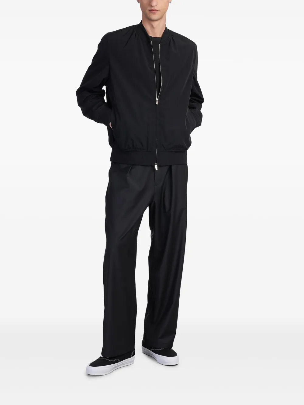 Attachment cotton-blend bomber jacket | Bomber Jackets | Image 2
