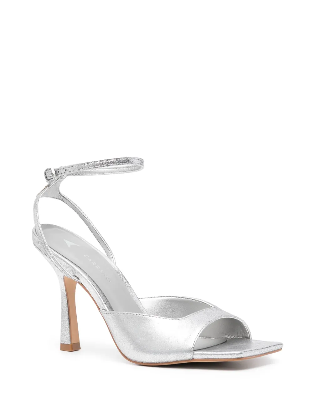CARRANO 90mm leather sandals Silver
