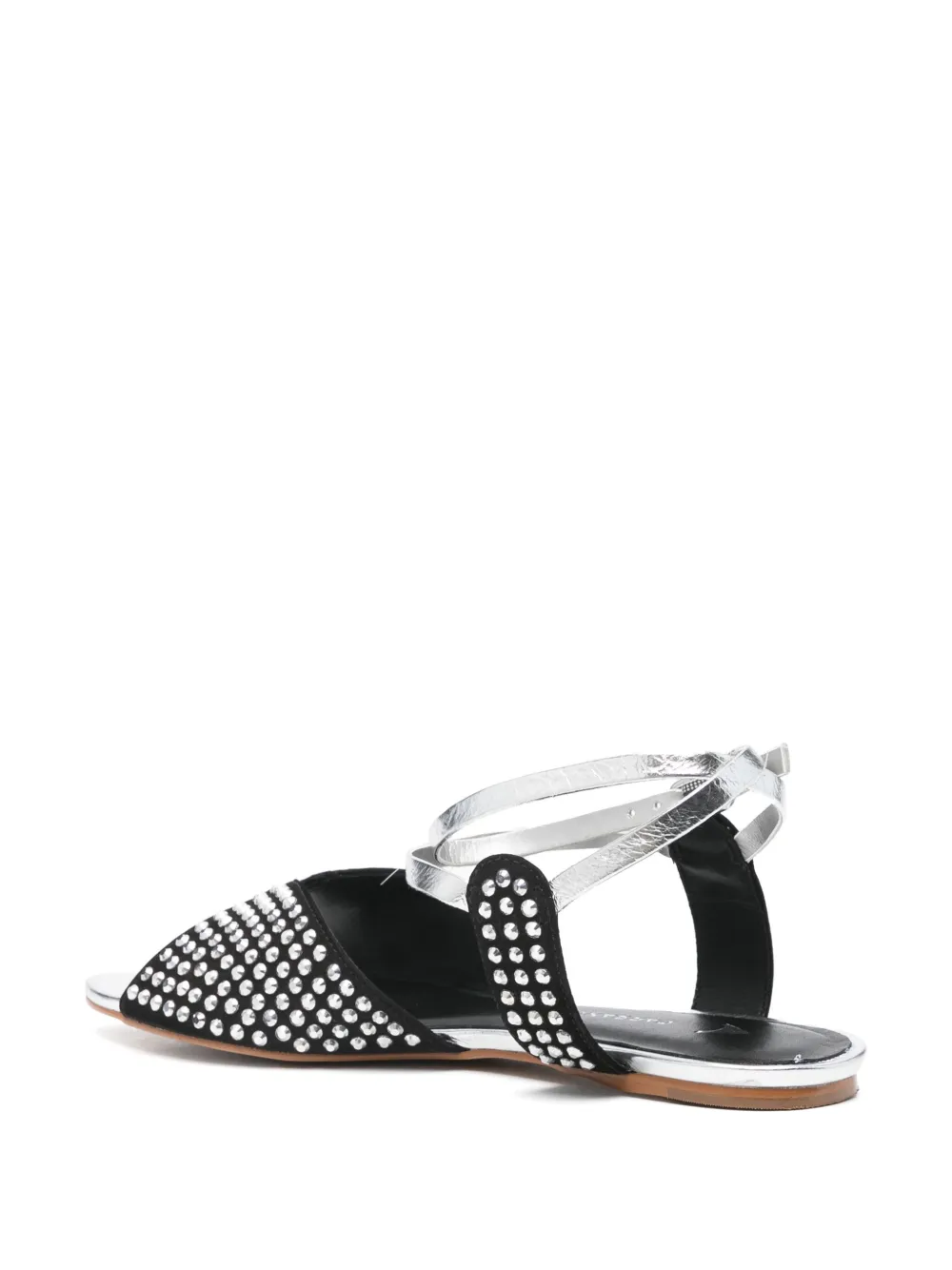 CARRANO crystal-embellished sandals Silver