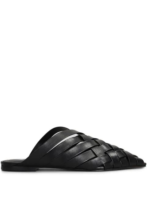 CARRANO leather mules