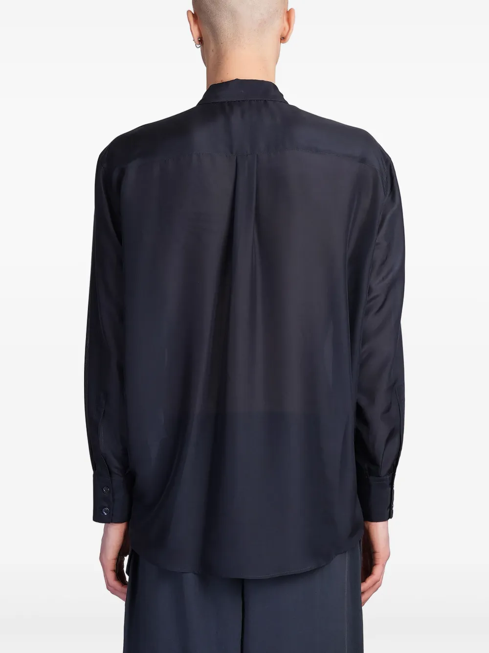 Emporio Armani Overhemd met lange mouwen Blauw