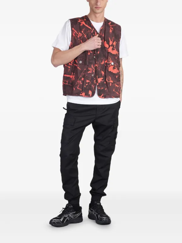 Top Boy Stone Island Chaleco Belstaff Resolve Padded Gilet Grey