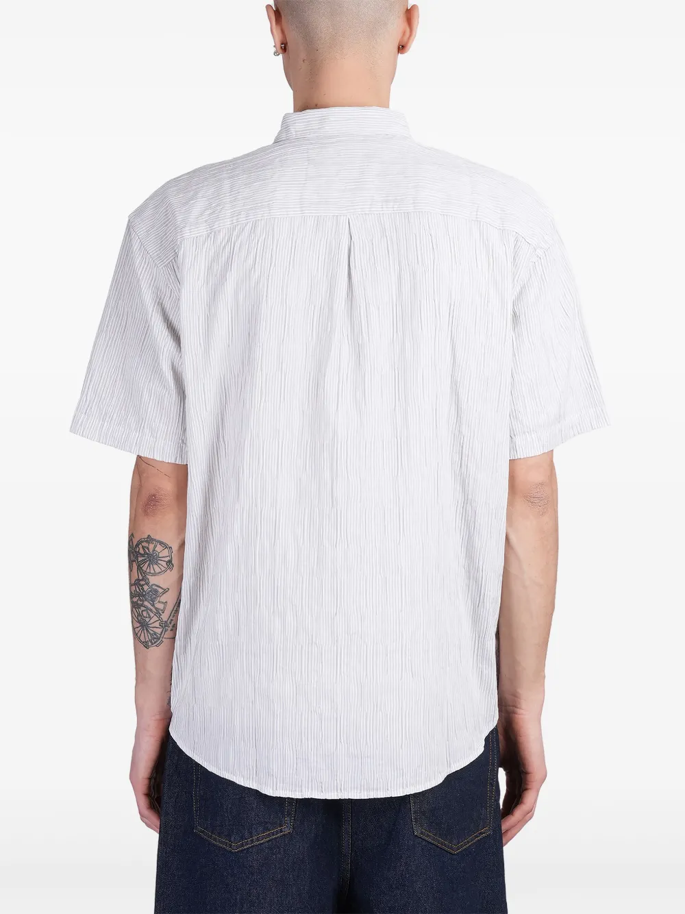 Stüssy Gestreept overhemd Beige