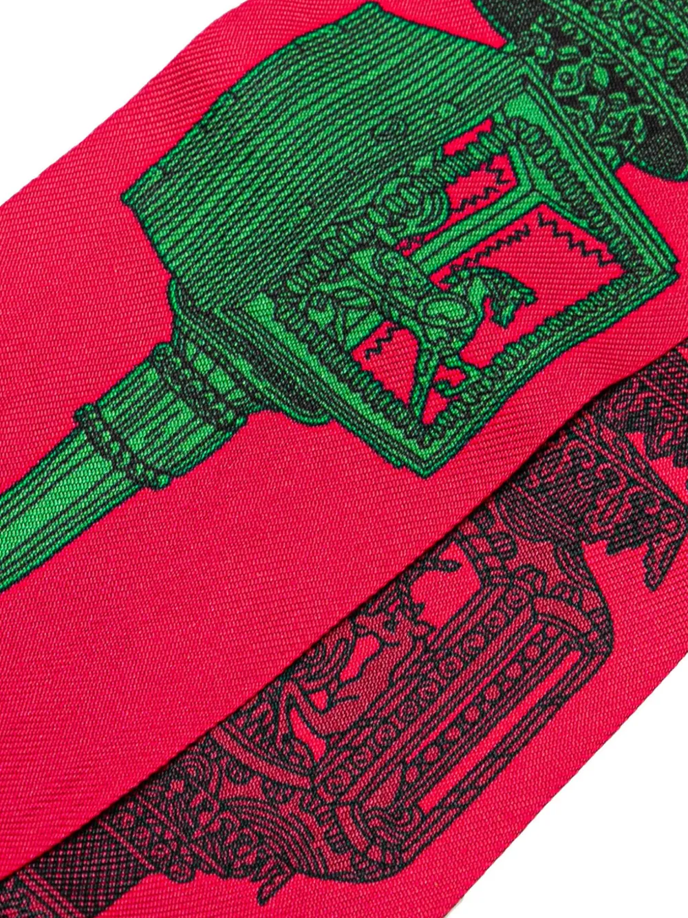 Hermès Pre-Owned mascada 20th Century Merveilleuses Lanternes Twilly Silk | Image 2