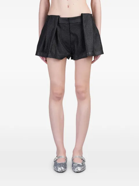 Stella McCartney shorts con perforaciones