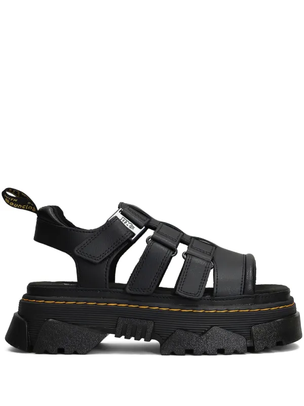 Dr. Martens ブラック サンダル　MATTISON Dr. Martens Mattison 3 サンダル | ブラック | FARFETCH JP