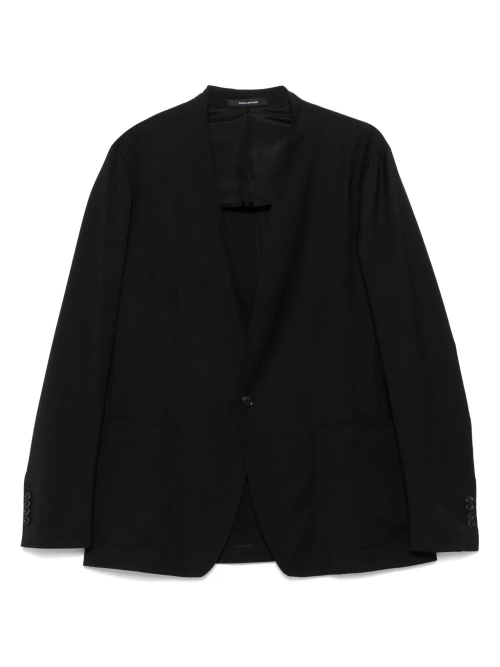 Tagliatore Blazer met enkele rij knopen Zwart