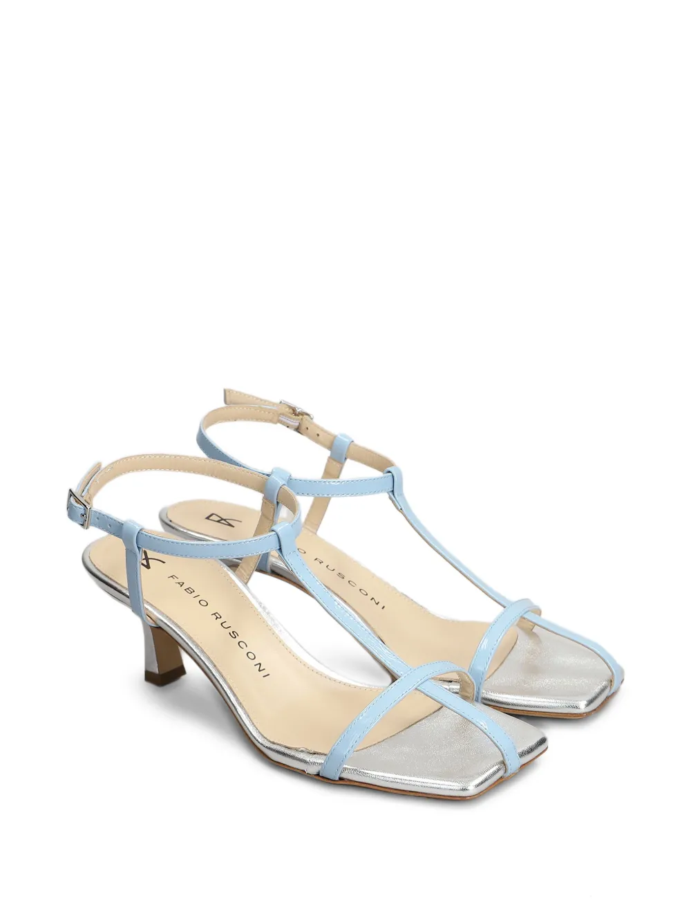 Fabio Rusconi 60mm leather sandals Blue