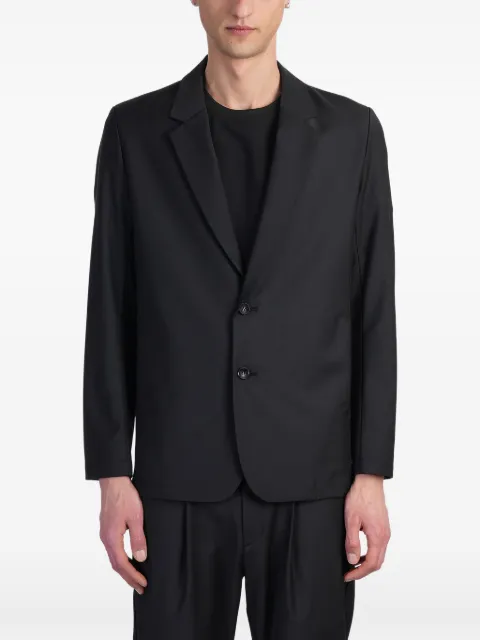 Attachment single-breasted blazer